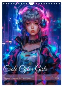Cover-Bild zum Titel 'Coole Cyber Girls (Wandkalender 2026 DIN A4 hoch), CALVENDO Monatskalender' von 'Steffen Gierok-Latniak'