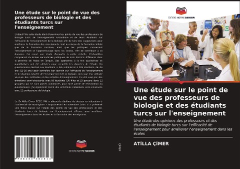 Une étude sur le point de vue des professeurs de biologie et des étudiants turcs sur l'enseignement - At¿Lla Ç¿Mer
