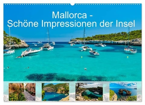 Mallorca - Schöne Impressionen der Insel (Wandkalender 2024 DIN A2 quer), CALVENDO Monatskalender - Jürgen Seibertz