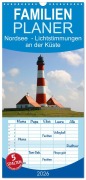 Familienplaner 2026 - Nordsee - Lichtstimmungen an der Küste mit 5 Spalten (Wandkalender, 21 x 45 cm) CALVENDO - Fotodesign Verena Scholze