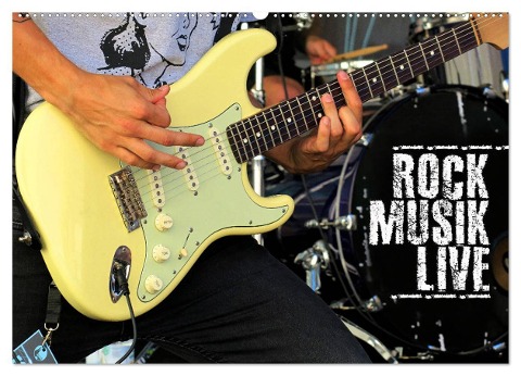 Rockmusik live (Wandkalender 2024 DIN A2 quer), CALVENDO Monatskalender - Renate Bleicher