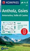 KOMPASS Wanderkarte 057 Antholz, Gsies, Anterselva, Valle di Casies 1:25.000 - 