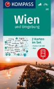 Cover-Bild zum Titel 'KOMPASS Wanderkarten-Set 205 Wien und Umgebung (2 Karten) 1:50.000' von ''