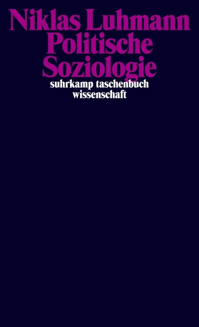 Politische Soziologie - Niklas Luhmann