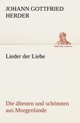 Cover-Bild zum Titel 'Lieder der Liebe' von 'Johann Gottfried Herder'