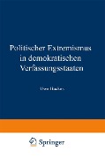 Cover-Bild zum Titel 'Politischer Extremismus in demokratischen Verfassungsstaaten' von 'Uwe Backes'