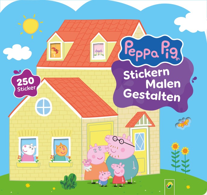 Peppa Pig Stickern Malen Gestalten - Schwager & Steinlein Verlag