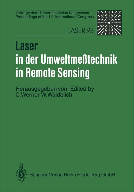 Laser in der Umweltmeßtechnik / Laser in Remote Sensing - 