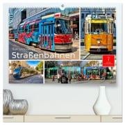 Straßenbahnen - flott unterwegs (hochwertiger Premium Wandkalender 2026 DIN A2 quer), Kunstdruck in Hochglanz - Peter Roder