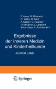 Cover-Bild zum Titel 'Ergebnisse der Inneren Medizin und Kinderheilkunde' von 'L. Langstein, Erich Meyer, A. Schittenhelm, Th. Brugsch'