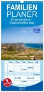 Cover-Bild zum Titel 'Familienplaner 2027 - Griechenland - Zauberhaftes Kos mit 5 Spalten (Wandkalender, 21 x 45 cm) CALVENDO' von 'Sell Pixs:Sell'