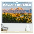 Goldene Stunden - Momente in wunderschönem Sonnenlicht. (hochwertiger Premium Wandkalender 2024 DIN A2 quer), Kunstdruck in Hochglanz - Sf Sf