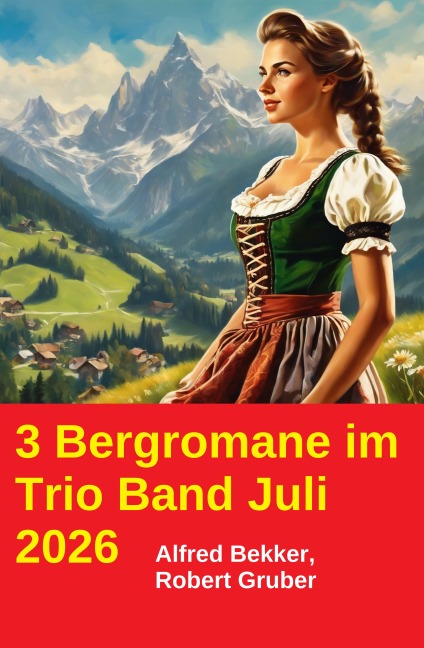 3 Bergromane im Trio Band Juli 2026 - Alfred Bekker, Robert Gruber