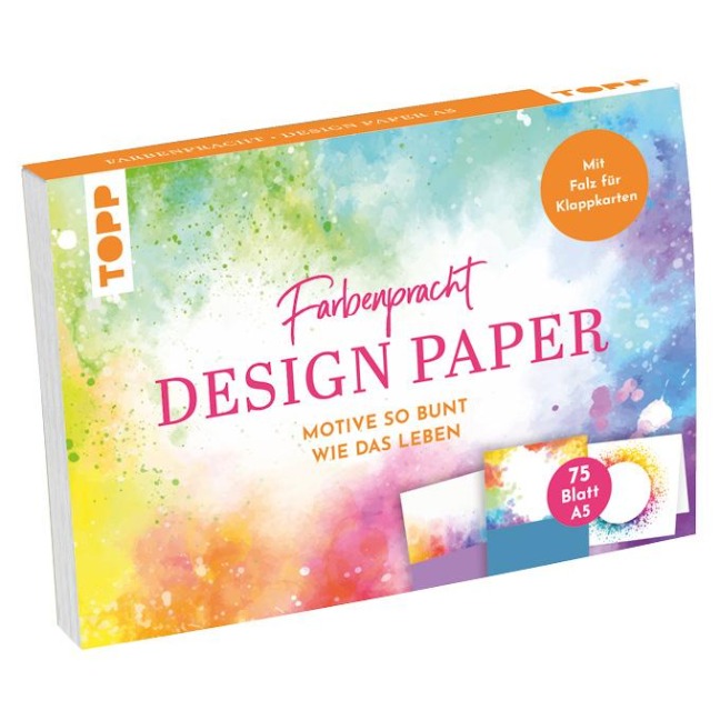 Design Paper Farbenpracht A5 - Ludmila Blum