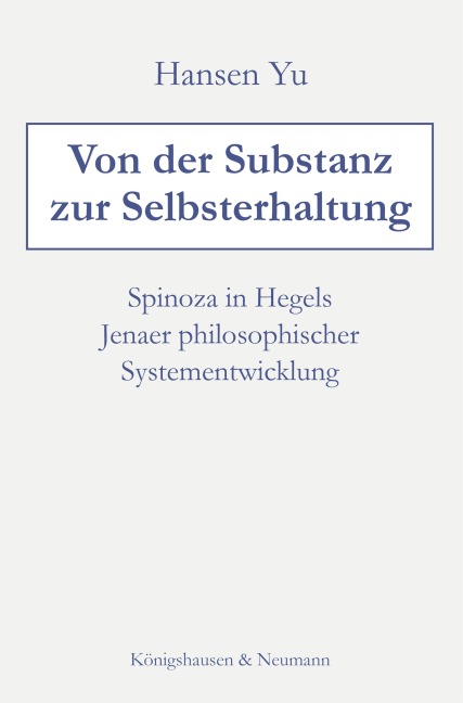 Von der Substanz zur Selbsterhaltung - Hansen Yu