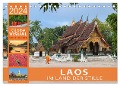LAOS - Im Land der Stille (Tischkalender 2024 DIN A5 quer), CALVENDO Monatskalender - Globe Visual