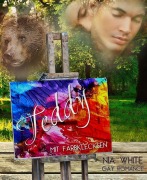 Cover-Bild zum Titel 'Teddy mit Farbklecksen' von 'Nia White'