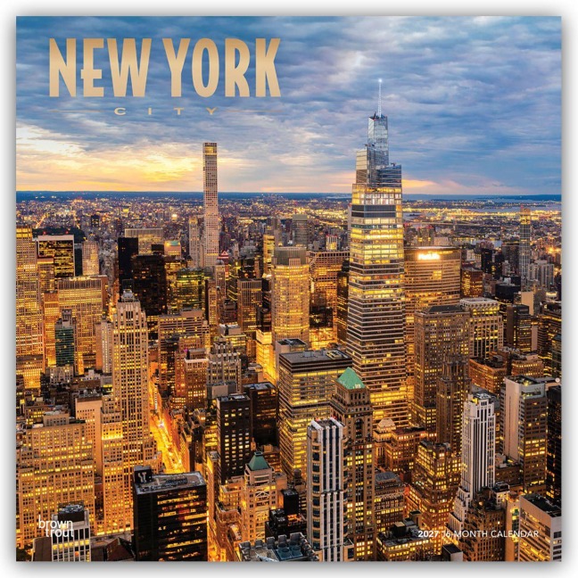 New York 2027 - 16-Monatskalender - Browntrout Publishers