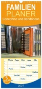 Cover-Bild zum Titel 'Familienplaner 2027 - Concertina und Bandoneon mit 5 Spalten (Wandkalender, 21 x 45 cm) CALVENDO' von 'Bodo Schmidt'
