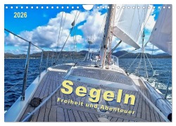 Cover-Bild zum Titel 'Segeln - Freiheit und Abenteuer (Wandkalender 2026 DIN A4 quer), CALVENDO Monatskalender' von 'Peter Roder'