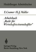 Cover-Bild zum Titel 'Arbeitsbuch "Recht für Wirtschaftswissenschaftler"' von 'H. -J. Müller, E. Cramer'