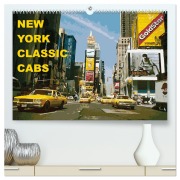 New York Classic Cabs (hochwertiger Premium Wandkalender 2025 DIN A2 quer), Kunstdruck in Hochglanz - Tom Freiwah Oldtimer-Art. De
