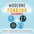 Cover-Bild zum Titel 'Moderne Führung [Komplett 4-in-1]: Ab sofort Chef ¿ Führung für Einsteiger | Der mächtige moderne Manager | Wirksamer Einfluss ¿ Inspirierend führen | Zeitlose Lektionen über Leadership' von 'Paul A. Wyatt'