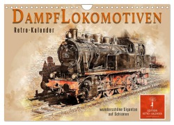 Cover-Bild zum Titel 'Dampflokomotiven - wunderschöne Giganten auf Schienen (Wandkalender 2026 DIN A4 quer), CALVENDO Monatskalender' von 'Peter Roder'