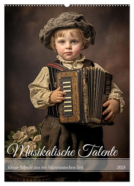 Musikalische Talente (Wandkalender 2024 DIN A2 hoch), CALVENDO Monatskalender - Steffen Gierok-Latniak
