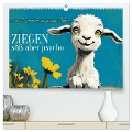 Ziegen, süß aber psycho (hochwertiger Premium Wandkalender 2025 DIN A2 quer), Kunstdruck in Hochglanz - Sabine Löwer
