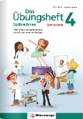 Cover-Bild zum Titel 'Das Übungsheft Sachrechnen Mathematik 4' von 'Hendrik Simon, Nina Simon'