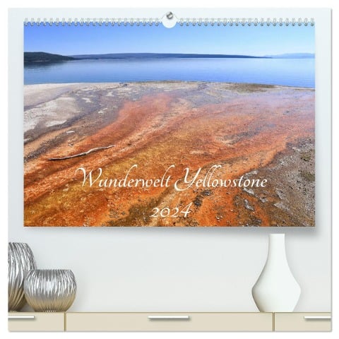 Wunderwelt Yellowstone 2024 (hochwertiger Premium Wandkalender 2024 DIN A2 quer), Kunstdruck in Hochglanz - Holm Anders