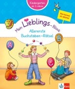 Cover-Bild zum Titel 'Klett Mein Lieblings-Block: Allererste Buchstaben-Rätsel' von ''