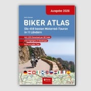 Cover-Bild zum Titel 'Biker Atlas 2026' von 'Martin Schempp'