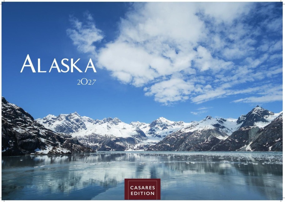 Alaska Kalender 2027 - Wandkalender | Fotokalender Nordamerika 35x50cm -mit beeindruckenden Naturmotiven, Gletscher, Wildnis und faszinierende Landschaften - 