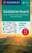 KOMPASS Wanderkarten-Set 226 Südsteiermark, Graz, Leibnitz, Deutschlandsberg, Unteres Murtal (2 Karten) 1:50.000 - 