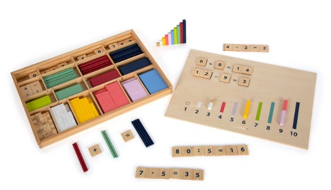 Lernbox Rechenstäbchen mit Zahlen "Educate" - 