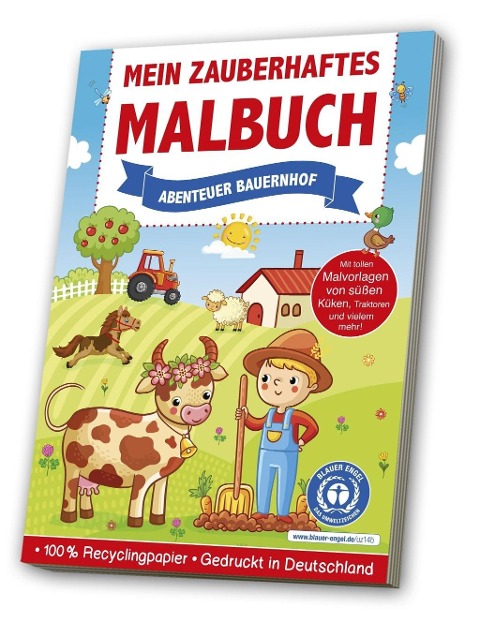 Mein zauberhaftes Malbuch: Abenteuer Bauernhof - 