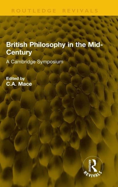 British Philosophy in the Mid-Century - 