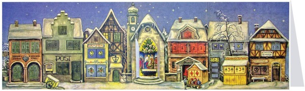 Cover-Bild zum Titel 'Midi-Adventskal. "Die kleine Stadt"' von 'Lörcher'