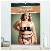Cover-Bild zum Titel 'Pin up Girls Heiße Kurven mit Retro Charme (hochwertiger Premium Wandkalender 2026 DIN A2 hoch), Kunstdruck in Hochglanz' von 'Sell Pixs:Sell'