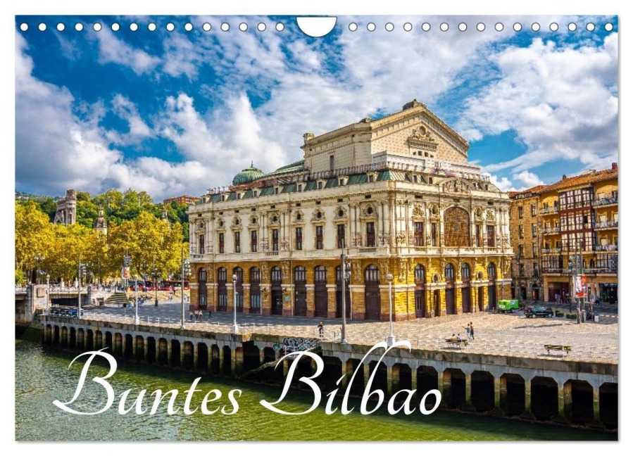Buntes Bilbao (Wandkalender 2027 DIN A4 quer), CALVENDO Monatskalender - Bruno Pohl
