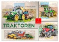 Traktoren - mein Kalender (Wandkalender 2024 DIN A2 quer), CALVENDO Monatskalender - Peter Roder