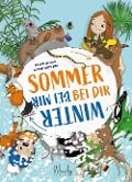 Cover-Bild zum Titel 'Sommer bei dir - Winter bei mir' von 'Kerstin Hau, Lucie Göpfert'