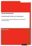 Cover-Bild zum Titel 'Postkoloniale Kritik am Feminismus' von 'Jennifer Brandscheidt'