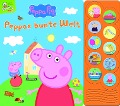 Cover-Bild zum Titel 'Peppa Pig - Peppas bunte Welt - Interaktives Pappbilderbuch mit 10 lustigen Geräuschen' von ''