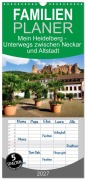 Cover-Bild zum Titel 'Familienplaner 2027 - Mein Heidelberg - Unterwegs zwischen Neckar und Altstadt mit 5 Spalten (Wandkalender, 21 x 45 cm) CALVENDO' von 'Thorsten Assfalg Photographie'