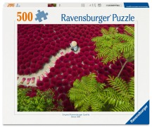 Cover-Bild zum Titel 'Erwachsenenpuzzle 500 Teile - Ein Meer aus Rot' von ''