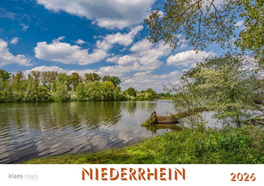 Niederrhein 2026 Bildkalender A4 Spiralbindung - 