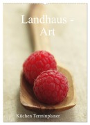 Cover-Bild zum Titel 'Landhaus-Art - Küchen Terminplaner / Planer (Wandkalender 2027 DIN A2 hoch), CALVENDO Monatskalender' von 'Tanja Riedel'